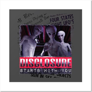 DISCLOSURE T Posters and Art